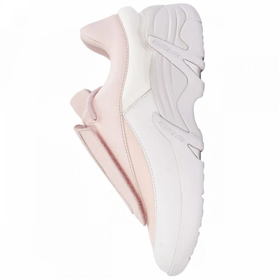 Raf Simons Two-tone Oversize-sole Trainers In White