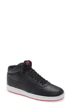 Nike Court Vision Mid Sneaker In Black/black