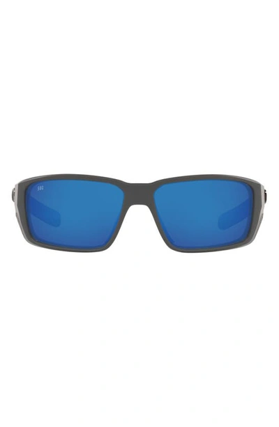 COSTA DEL MAR COSTA DEL MAR 60MM POLARIZED RECTANGULAR SUNGLASSES,6S907960-ZP