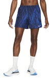 Nike Challenger Wild Run Men's 5" Brief-lined Running Shorts In Obsidian