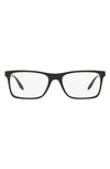 GIORGIO ARMANI 55MM RECTANGULAR OPTICAL GLASSES,AR716355-O