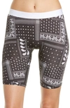 Tomboyx Stretch Tencel Modal 9-inch Boxer Briefs In Gray Bandana Patchwork