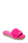 Ugg Cozette Genuine Shearling Slipper In Rock Rose