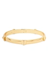 Kate Spade Heartful Hinged Bangle In Gold