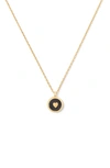 KATE SPADE HEARTFUL MINI PENDANT NECKLACE,WBR00398