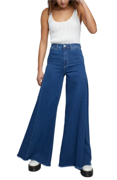 Free People X We The Free Santa Cruz Wide Leg In 70s Wash