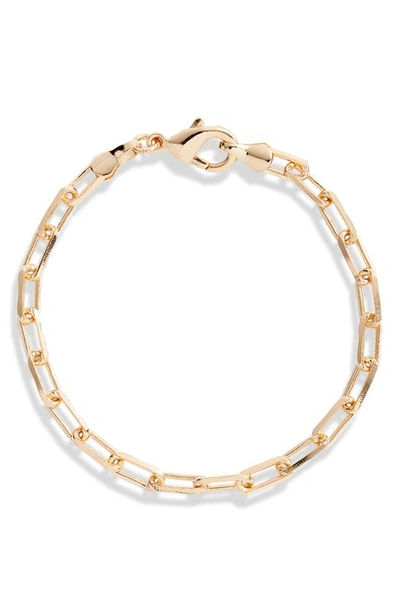 Shymi Paper Clip Chain Bracelet In Gold