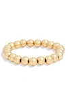Shymi Beaded Stretch Bracelet In Gold
