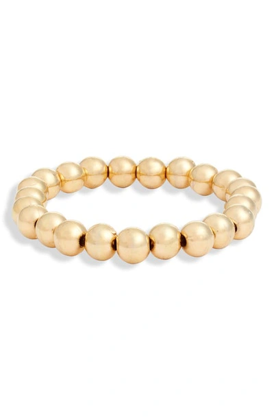 Shymi Beaded Stretch Bracelet In Gold