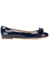 FERRAGAMO SALVATORE FERRAGAMO FLAT SHOES BLUE