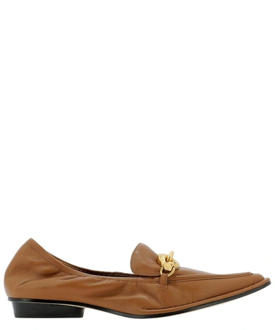 Tory Burch "jessa Pointed" Loafers In Beige
