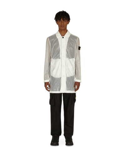 Stone Island Lucido-tc Packable Coat In White