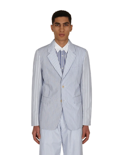 Comme des Garçons Stripe Jacket COMME DES GARÇONS HOMME | Striped Button Up Shirt Jacket