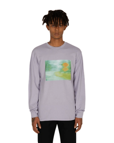 Vans Slam Jam X Julian Klincewicz Longsleeve T-shirt In Lavendar