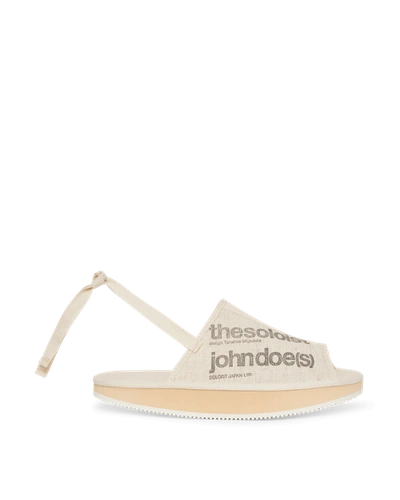 Suicoke Takahiromiyashita Thesoloist Og-281-john Sandals In Off-white