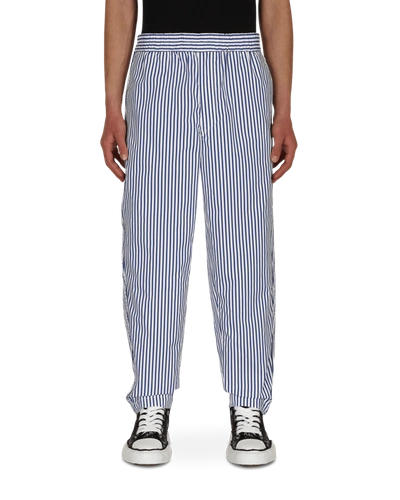 Comme des Garçons Stripe Cotton Pants Comme Des Garçons Shirt Striped Cotton-poplin Trousers In