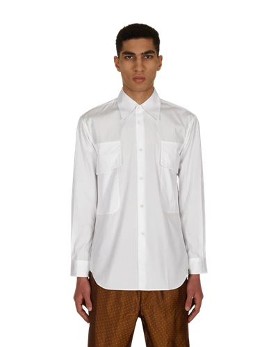 Comme Des Garçons Shirt Pocket Shirt In White