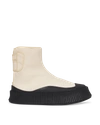 Jil Sander Canvas High-top Sneakers In Light Beige