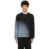 FENDI BLACK EMBOSSED LOGO SWEATSHIRT