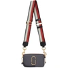 Marc Jacobs Womens Cylinder Grey Multi Snapshot Leather Cross-body Bag In 024 Cylinder Grey Mu