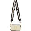 MARC JACOBS OFF-WHITE & BLACK 'THE SNAPSHOT' BAG