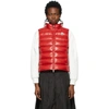 Moncler Red Down Ghany Vest
