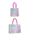 LILLY PULITZER TOTALLY BLOSSOM MARKET TOTE SET,PROD233470001
