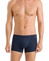 Hanro Men's 2-pack Cotton Essentials Boxer Briefs In Carbon Blue Lt Me