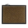 CHRISTIAN LOUBOUTIN BLACK SPIKES ROCK MIX 'PIFPOUCH' POUCH