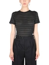 SAINT LAURENT SAINT LAURENT SHEER STRIPED T