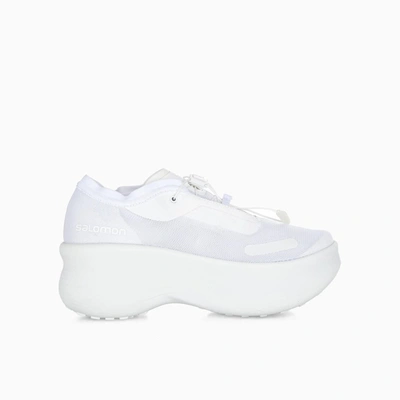 Comme Des Garçons X Salomon Pulsar Platform Sneaker In White