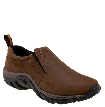 Merrell Jungle Nubuck Moc Slip-on Shoes Men's Shoes In Dark Brown