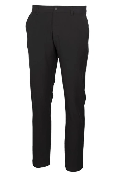 Cutter & Buck Bainbridge Straight Leg Performance Pants In Black