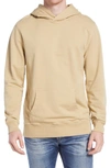 The Normal Brand Terry Pop Over Hoodie In Tan