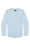 GOODLIFE SCALLOPED HEM LONG SLEEVE T-SHIRT,GLF16CLSLP