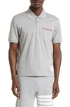 Thom Browne Pocket Polo Lt Grey In Light Grey