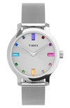 TIMEXR TIMEX® TRANSCEND MESH STRAP WATCH, 31MM,TW2U92900VQ