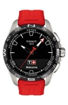 TISSOT T-TOUCH CONNECT SOLAR SMART SILICONE STRAP WATCH, 47.5MM,T1214204705101