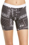 Tomboyx Stretch Tencel Modal 6-inch Fly Boxer Briefs In Gray Bandana Patchwork