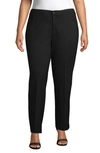Anne Klein Compression Flare Leg Ponte Pants In Black