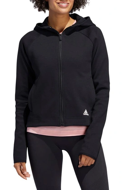 Adidas Originals Adidas Women's Shanghai2london Zip Hoodie In Black