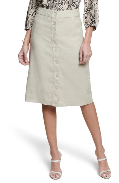 Nydj Button Front Skirt In Feather