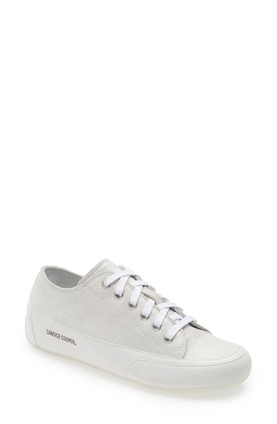 Candice Cooper Rock Low Top Sneaker In Metallic Silver