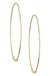 Lana Jewelry Magic Endless Hoop Earrings In Yellow Gold