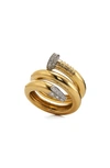 DAVID WEBB DIAMOND NAIL BYPASS RING,30162R-2PYXXX