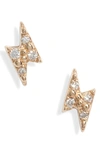 ANZIE CELESTIAL LIGHTNING BOLT STUD EARRINGS,4622D