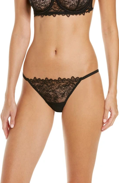 Bluebella Marseilel Lace Thong In Black