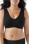 True & Co. True Body New Lift V Neck Bra In Black