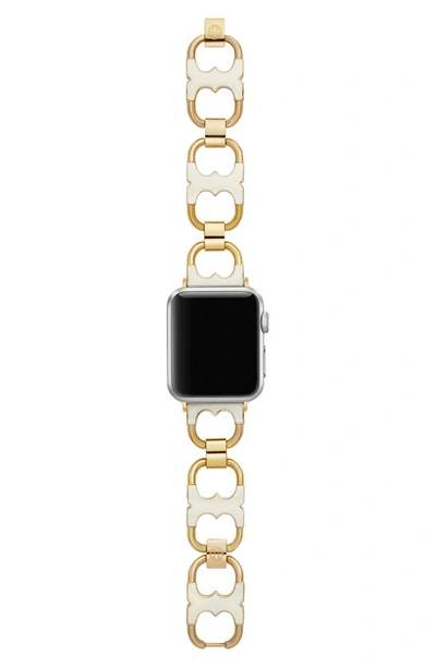 Tory Burch Double-t Link Apple Watch® Bracelet In Multi