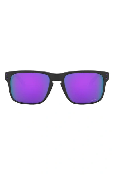 Oakley Holbrook 57mm Prizm™ Polarized Sunglasses In Matte Black